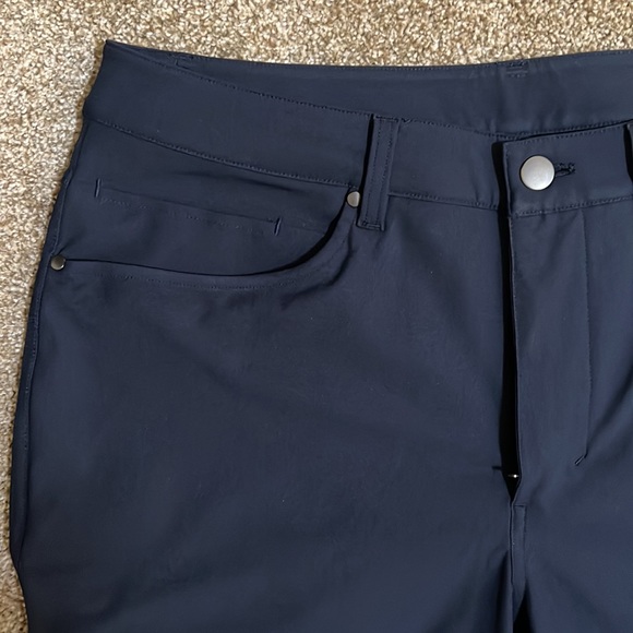 Lululemon ABC Slim-Fit Pant 32x30 Warpstreme True Navy - Picture 3 of 6